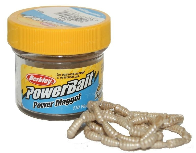 Опариш Berkley PowerBait Power Maggot White білий 110 шт.