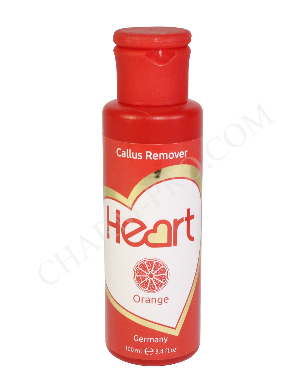 Ремувер для кутикули й огрубілої шкіри Heart Germany — Orange