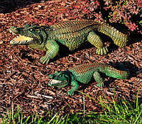 Садові фігури плазунів (черепахи, крокодили, змії)