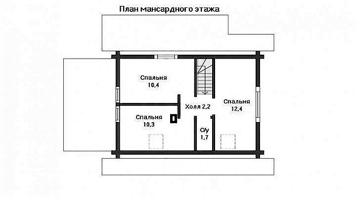 Дом деревянный из оцилиндрованного бревна 7х11 м - фото 3 - id-p802514744