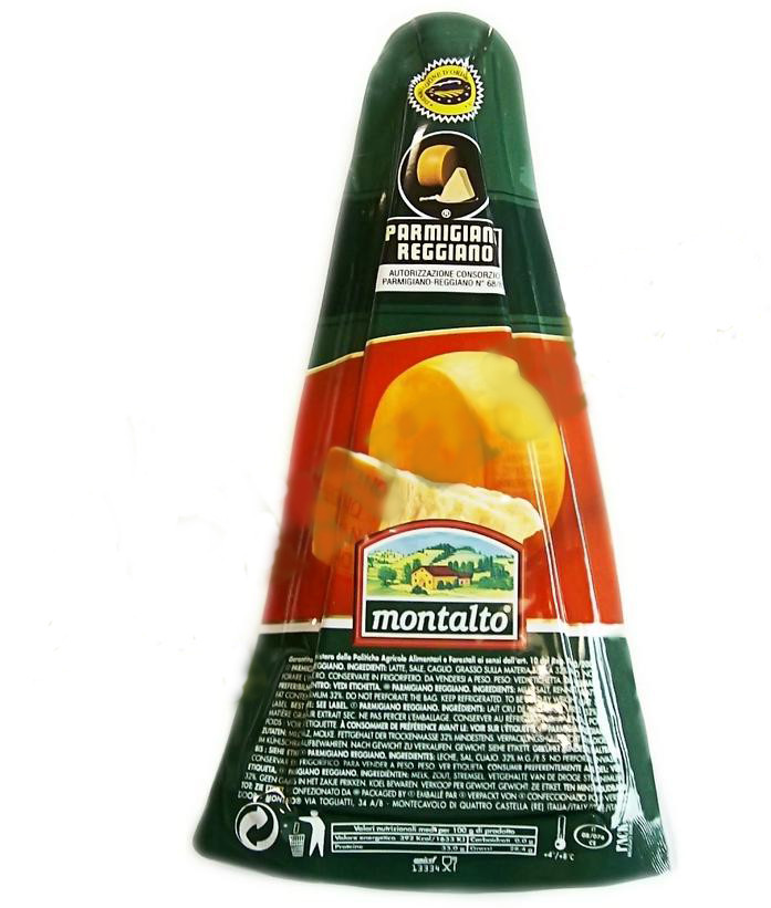 Сир італійський Parmigiano Reggiano Montalto Mezzano (Пармезан) 14 міс. витримки, 150 г., фото 1