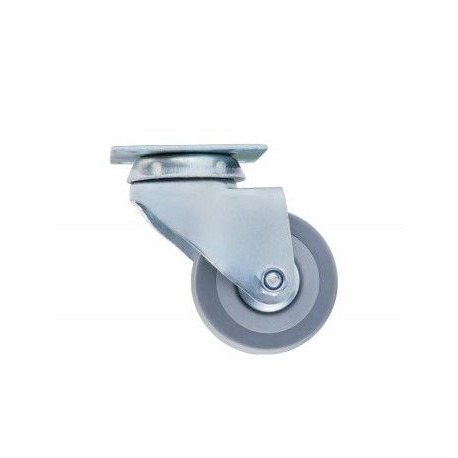 Ролик Sigma d-50 на мет. платформі гумовий з підшипником, фото 1