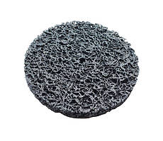 Зачисний круг Polystar Abrasive 125х10 мм.без основи чорний (середньої жорсткості)
