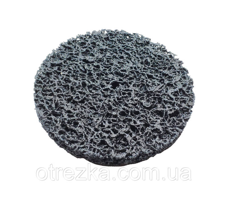 Зачисний круг Polystar Abrasive 125х10 мм.без основи чорний (середньої жорсткості)