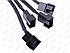 Перехідник molex to 4 x 3pin — перехідник живлення для кулерів, фото 9