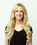 Європейське волосся в зрізі 50 см. Колір #613 Блонд, фото 4