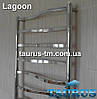 Дизайнерська сушарка для рушників Lagoon 11/1150х500 від TAURUS. Перемички 20х10 хвилею. Водяний, електро, комбі, фото 7
