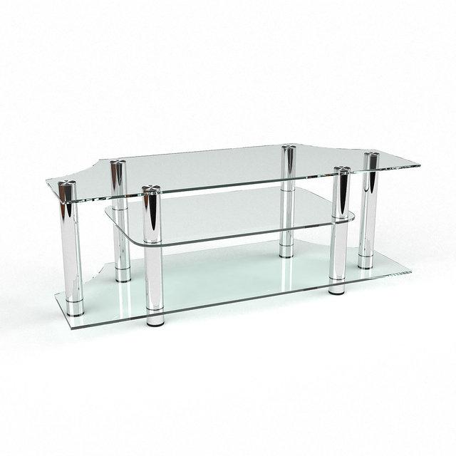 Тумба для ТБ зі скла у вітальню Альтра БЦ-Стіл, фото 1