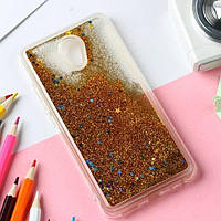 Чохол Glitter для Meizu M5 Note Бампер Рідкий блиск золотої