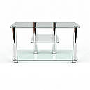 Тумба для ТБ зі скла у вітальню Альба БЦ-Стіл, фото 2