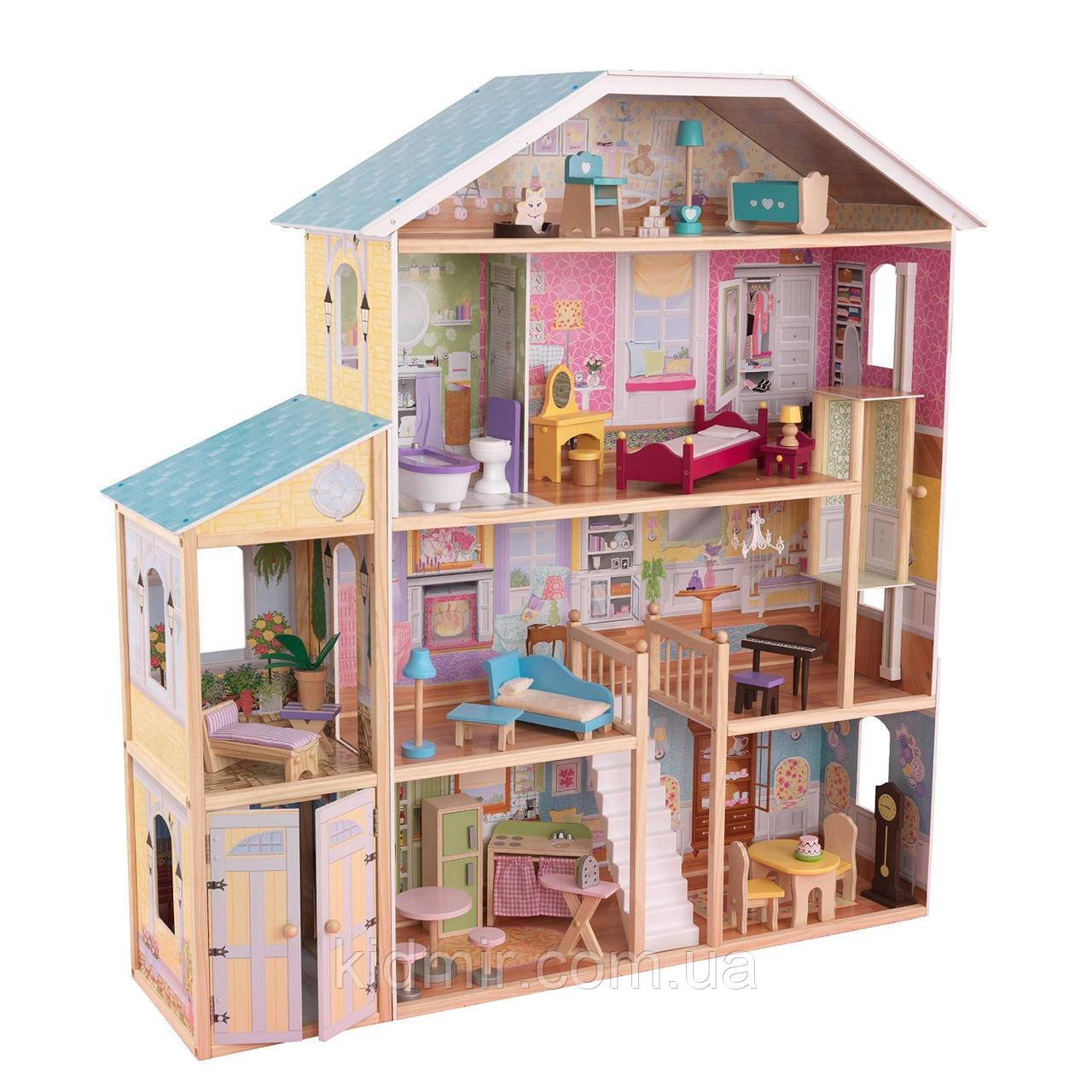 Ляльковий будинок з меблями Величний особняк KidKraft Majestic Mansion 65252