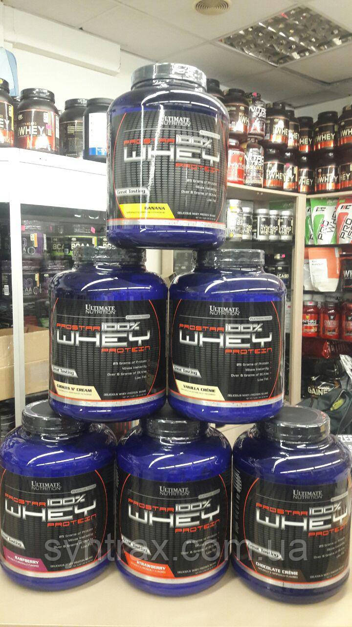 100% Prostar Whey Ultimate Nutrition 2,39 кг protein сироватковий протеїн вей краще myprotein impact