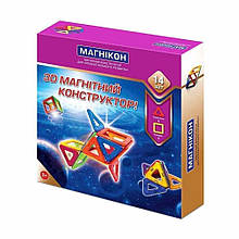 Конструктор Магнікон магнітний 3D 14 деталей (МК-14)