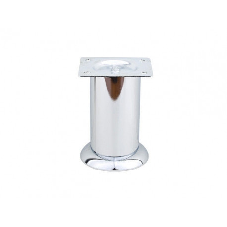 Ніжка меблева нерегульована Sigma D-50 H-100 хром T-100 (MZ-1410), фото 1