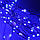 Гірлянда Штора на мідному дроті 3х1 м, 200 LED, колір: синій, фото 2