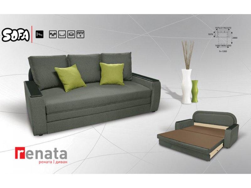 Диван розкладний в вітальню 1800 Рената Sofa