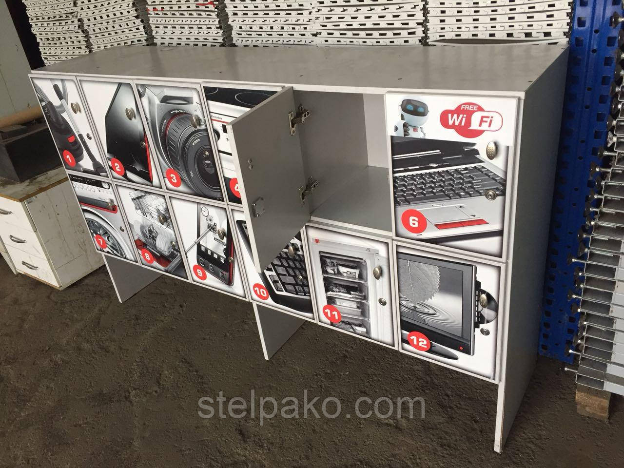 Камери зберігання для магазину на 12 комірок бу