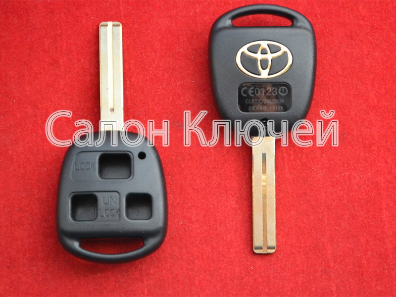 Корпус ключ TOYOTA 3 кнопки лезо TOY48