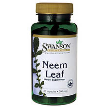 Ним,Neem Leaf, Swanson,500 mg 100 caps