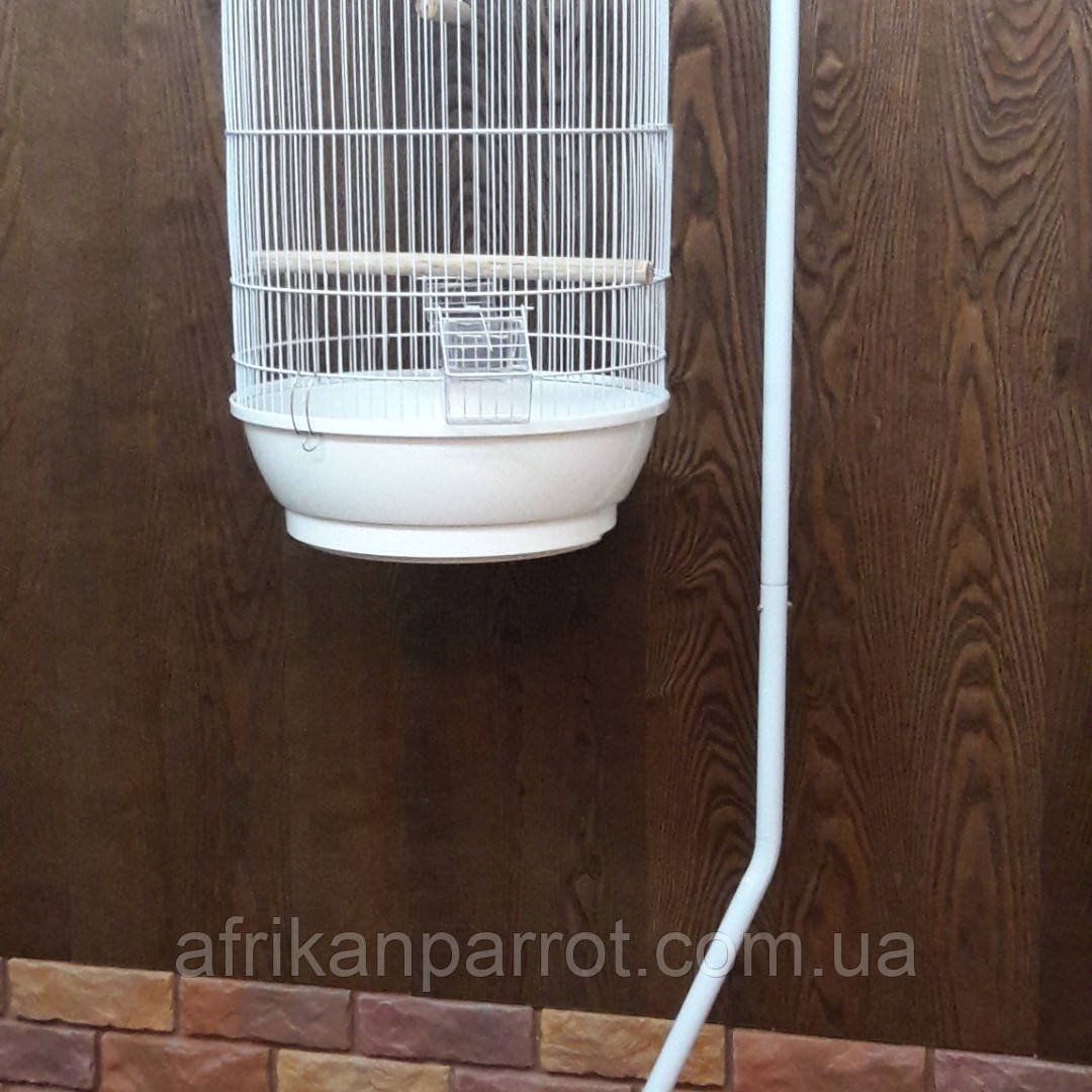 Клітка Діва біла с підставкою, фото 1