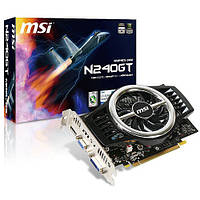 Відеокарта MSI PCI-Ex GeForce GT 240 1024 MB GDDR3 (128 bit) (550/1580) (DVI, VGA, HDMI) (N240GT-MD1G)