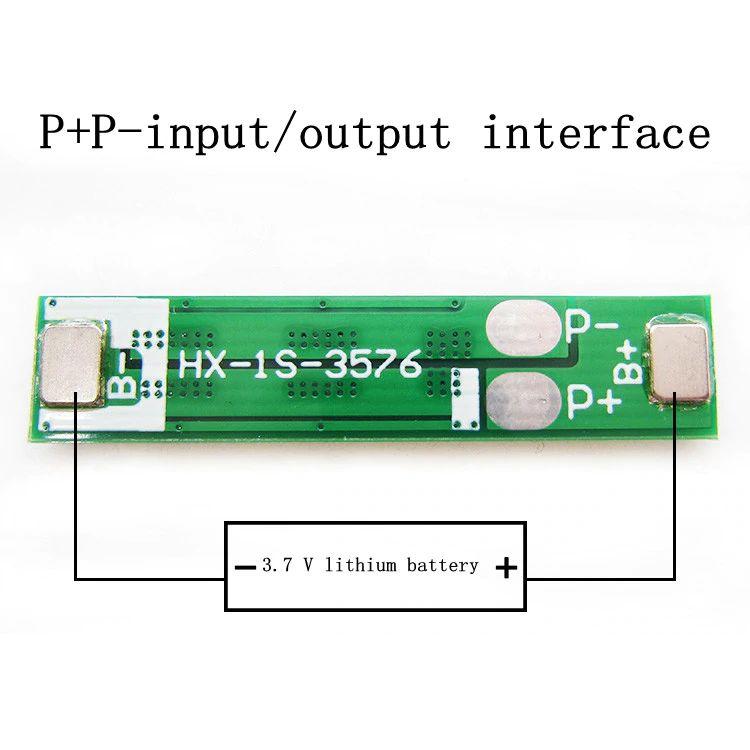 Контролер заряду/розряду BMS 1S 15A 3.7 V із захистом Li-ion 18650