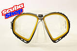 Маска VERUS Dive Expert для плавання і снорклінга (жовта), фото 2