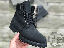 Жіночі черевики Timberland Classic Black Boots Winter (з хутром), фото 2