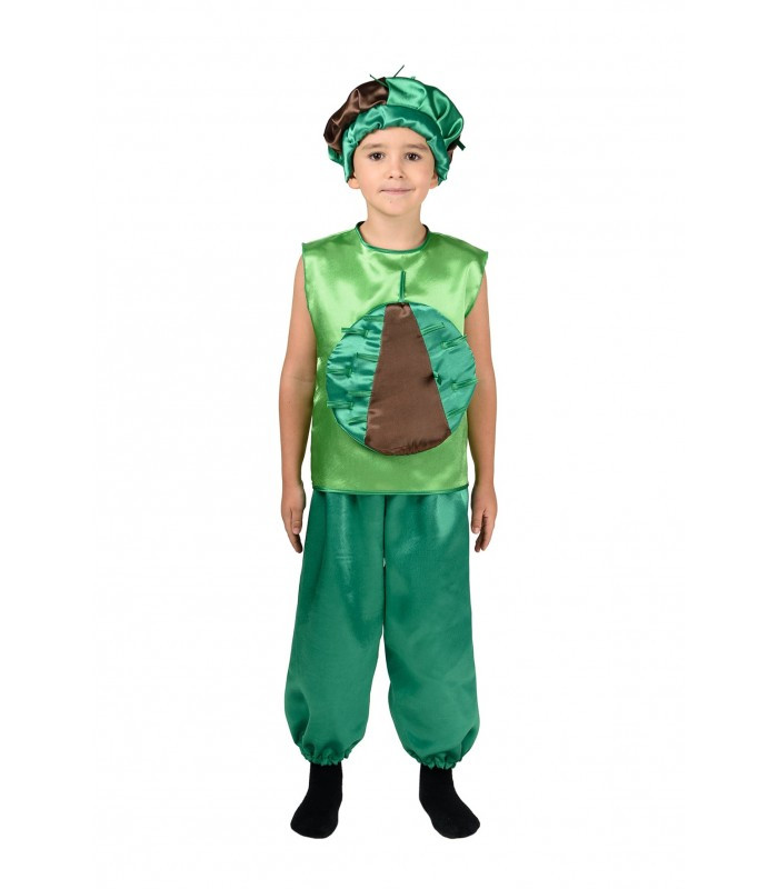 Карнавальний костюм КАШТАН на 4,5,6,7,8, 9 років, дитячий маскарадний костюм КАШТАНЧИК на свято осені