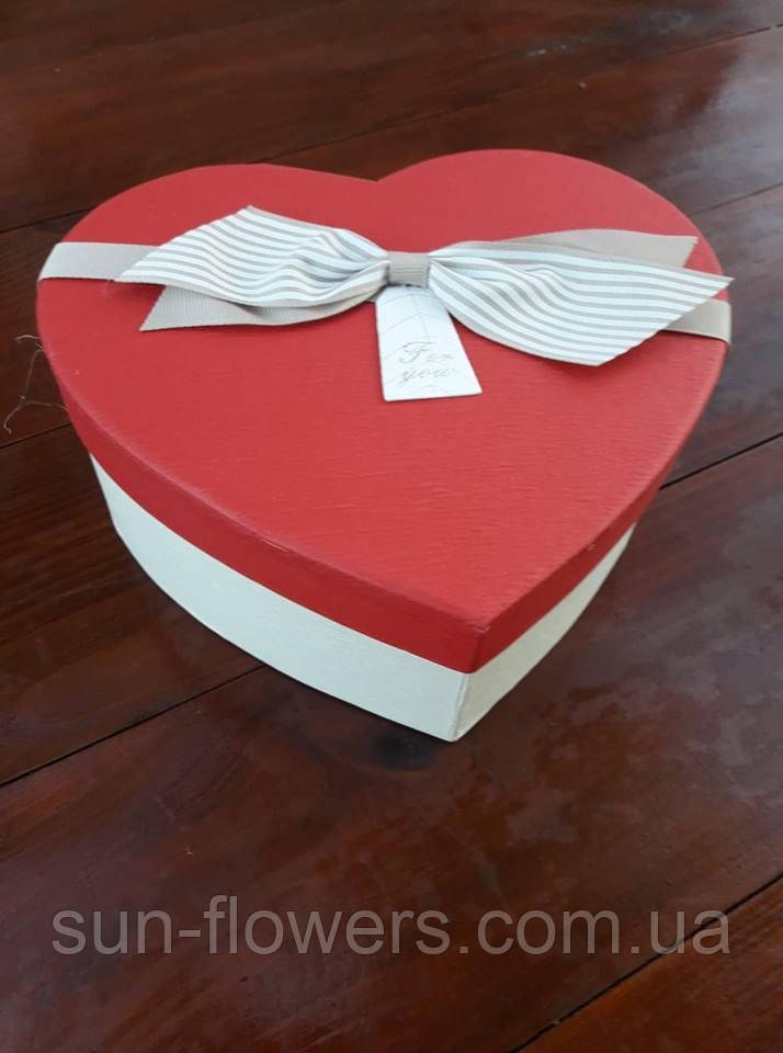 Коробка-серце з бантиком, фото 1