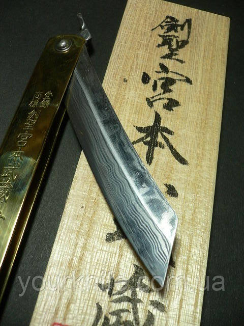 Нож нож складной Higonokami Damascus 100mm