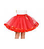 Красная фатиновая юбка-пачка для девочек от 5 до 7 лет (33 см), детская юбочка из фатина с подкладкой, фото 4