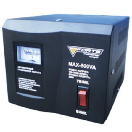 Стабилизатор напряжения Forte MAX-500VA NEW