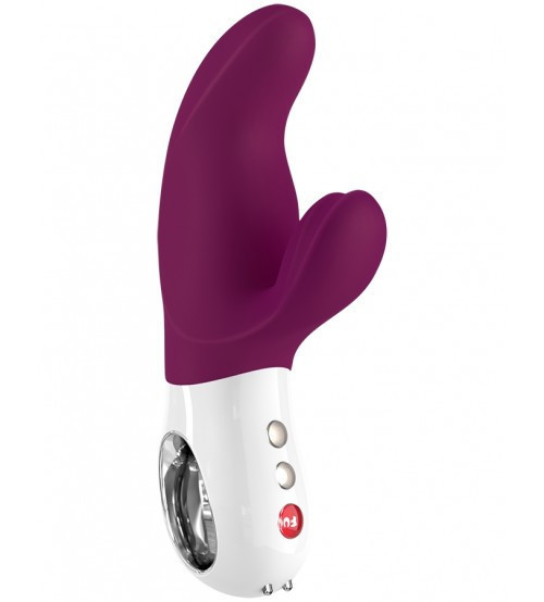 Вібратор для точки G і стимуляції клітора Fun Factory MISS BI фіолетовий, фото 1