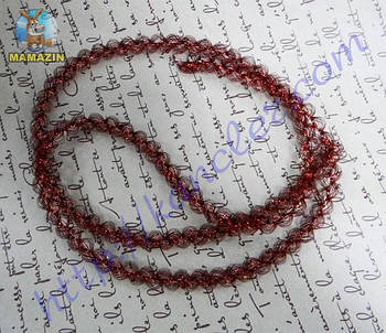 Гірлянда новорічна "Колосок міні" спіраль червона 74869 G-Rich