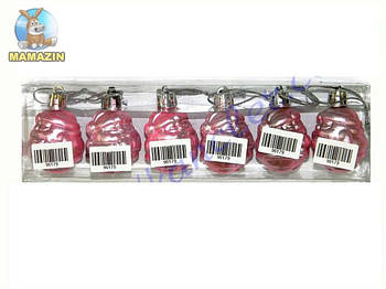 Ялинкова іграшка "Китайський Дід Мороз" рожевий 224363 G-Rich