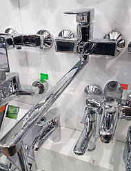 Змішувач HB Kubus ванна з довгим виливом euro