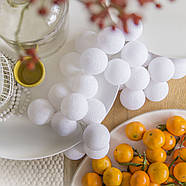 Тайська гірлянда "White" (20 кульок) лінія від USB, фото 6