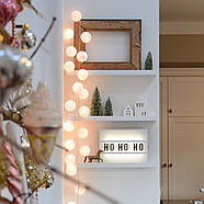 Тайська гірлянда "White" (20 кульок) лінія від USB, фото 7