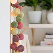 Тайська LED-гірлянда "Forest Fruit" (35 кульок) від USB, фото 2