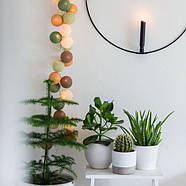 Тайська гірлянда "Forest green" (35 кульок) петля, фото 6