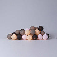 Тайська гірлянда "Taupe" (20 кульок) лінія від USB, фото 6