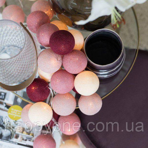 Тайська LED-гірлянда "Rosegarden" (35 кульок) від USB