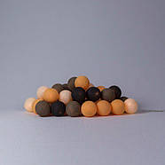 Тайська LED-гірлянда "Clay" (10 кульок) на батарейках, фото 6