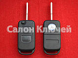 Корпус викидного ключа Mercedes 2 кнопки Лезо HU64 (ORIGINAL), фото 2