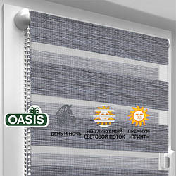 Зебра "Рустик сірий" 400*1700