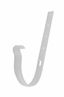 Тримач жолоба Profil Д=130 мм метал довгий, колір білий