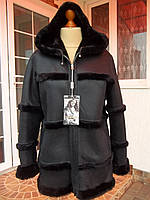 (48 р) Двостороння дублянка жіноча куртка шуба на дві сторони з астрагану нова Туреччина