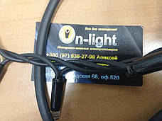 Світлодіодна гірлянда мерехтлива "ICICLE 75 LED" зовнішня 2*0.7 (чорний дріт, колір діода мультиколор), фото 3