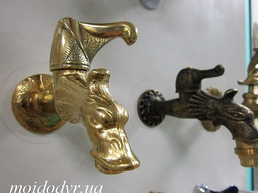 Кран для хамаму, лазні. Кран садовий декоративний "Дракон" (Morelli, Італія)
